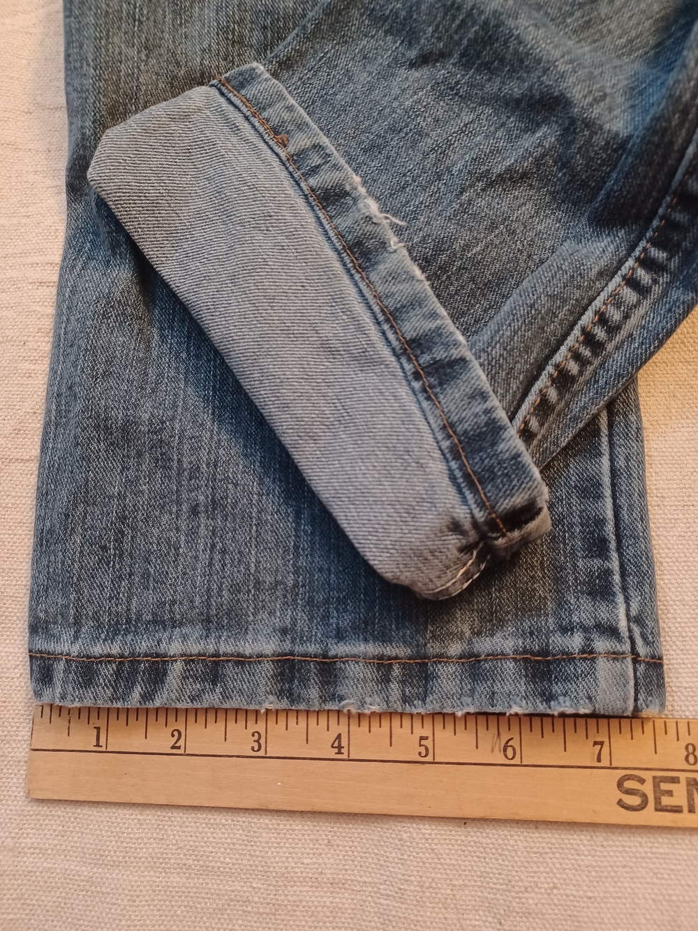 Wrangler Blue Straight-Leg Jeans Boys Size 14 Regular - Picture 8 of 11
